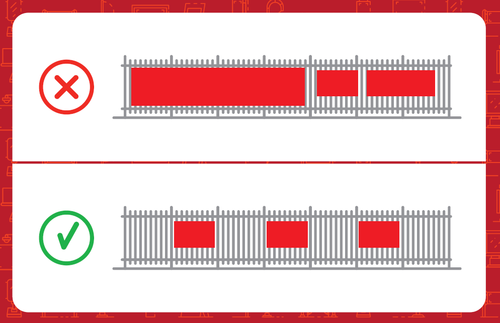 Wizualizacja reklam na ogrodzeniach