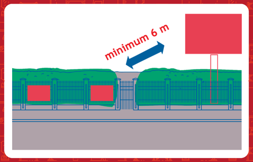 Wizualizacja reklam na ogrodzeniach